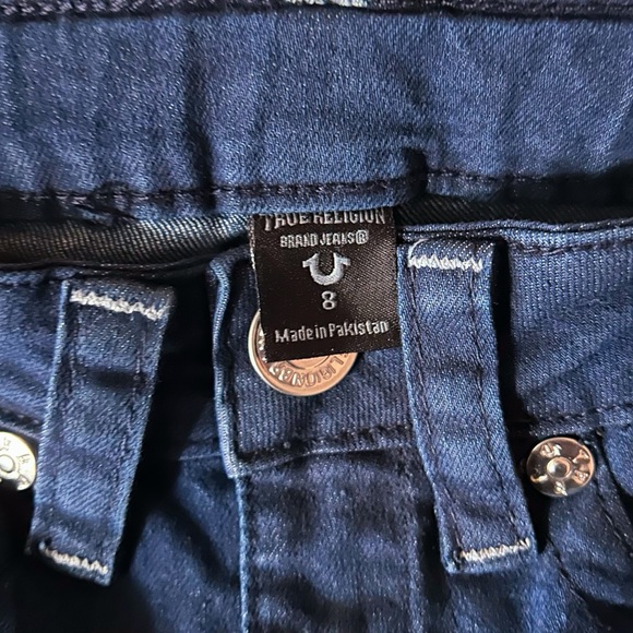 Boys 8, & 10 True Religion Denim shorts,NWT,Relaxed slim,Elastic button Waist - Picture 3 of 6